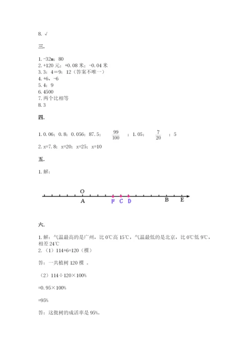 浙教版数学小升初模拟试卷带答案（研优卷）.docx