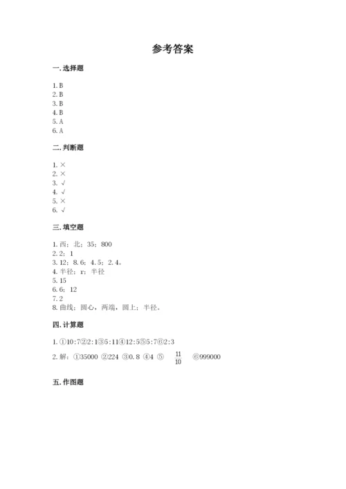 小学数学六年级上册期末模拟卷附参考答案（综合题）.docx