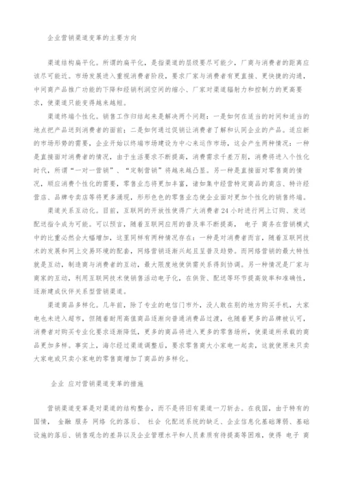 营销渠道变革下的企业策略调整.docx