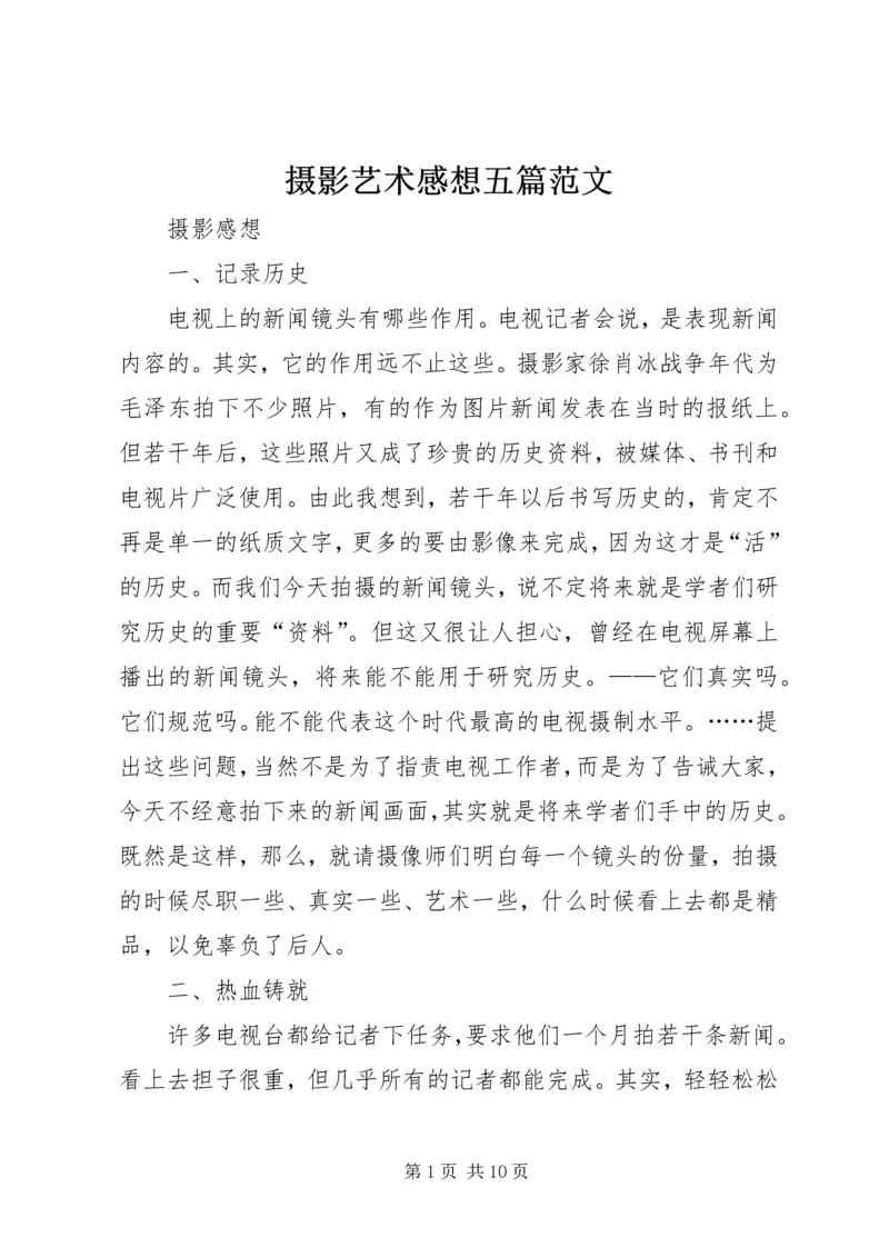 摄影艺术感想五篇范文 (4).docx