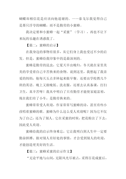 蜜蜂的启示作文.docx