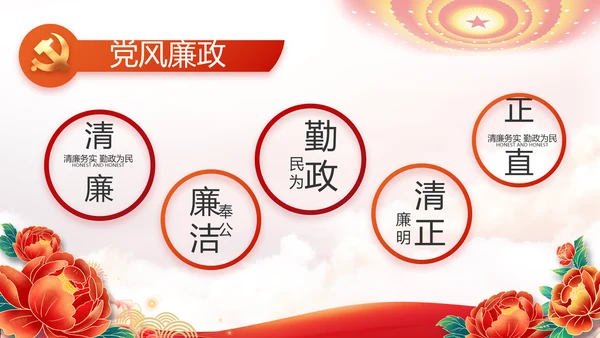 红色喜庆欢庆喜迎国庆节主题班会动态PPT模板