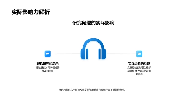 理学研究实践报告PPT模板