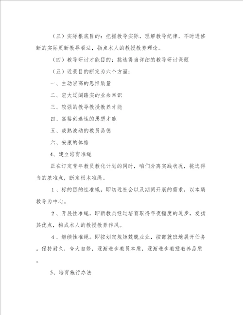 指导教师工作计划书范例