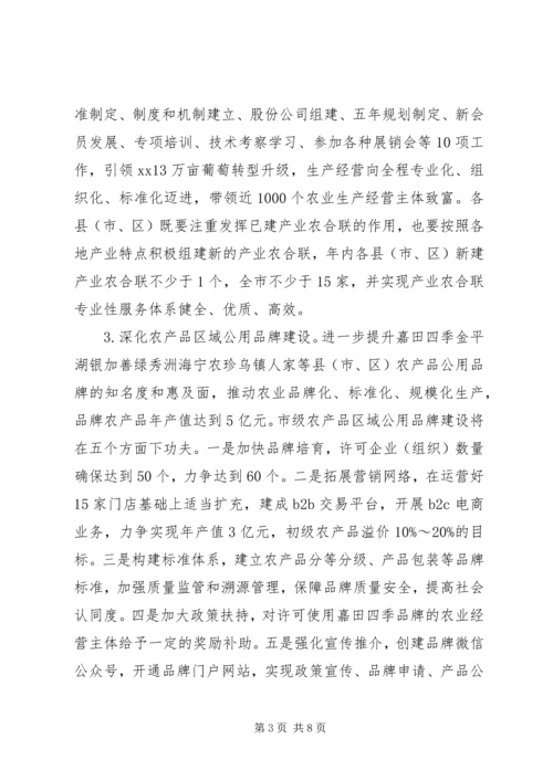 供销合作社联合社XX年工作要点.docx