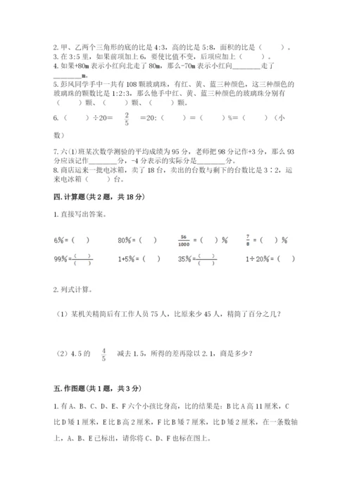 北京版小学六年级下册数学期末综合素养测试卷精选.docx