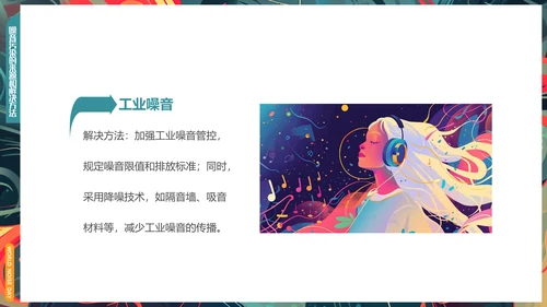 世界噪音日通用PPT模板