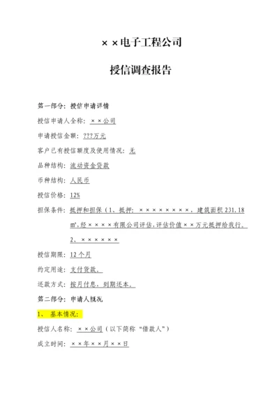 流动资金贷款调查报告.docx