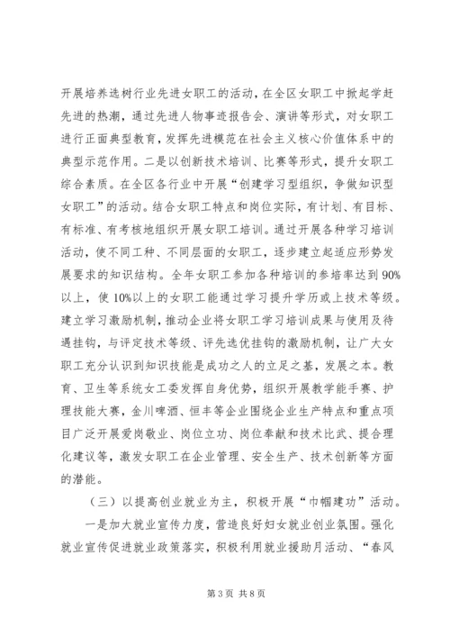 妇联开展巾帼建功活动情况调研报告 (2).docx