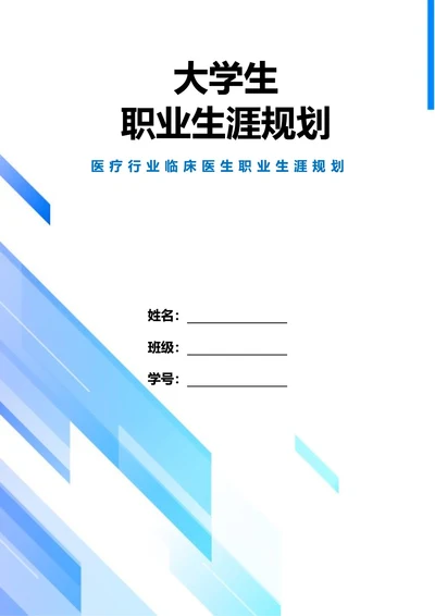 大学生职业生涯规划