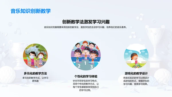 音乐知识竞赛实施指南PPT模板