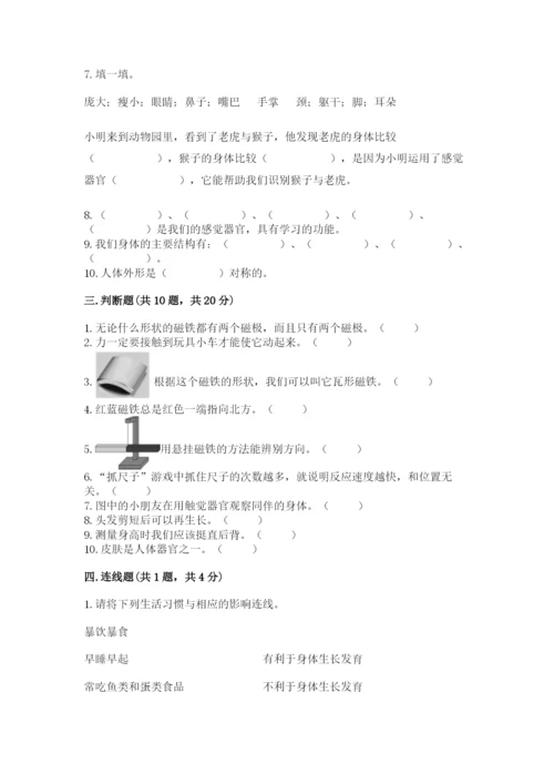 教科版二年级下册科学期末测试卷（网校专用）.docx