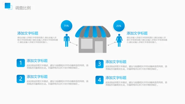 市调市场分析调查报告通用PPT模板