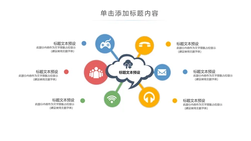 简约大气手机APP互联网大数据云计算科技PPT模板