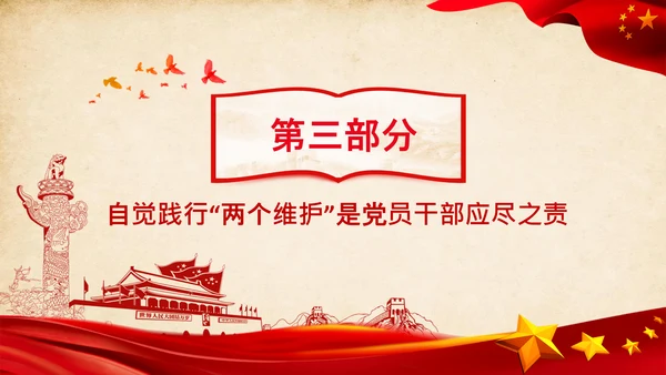 两个维护合格党员党支部主题党日党课PPT