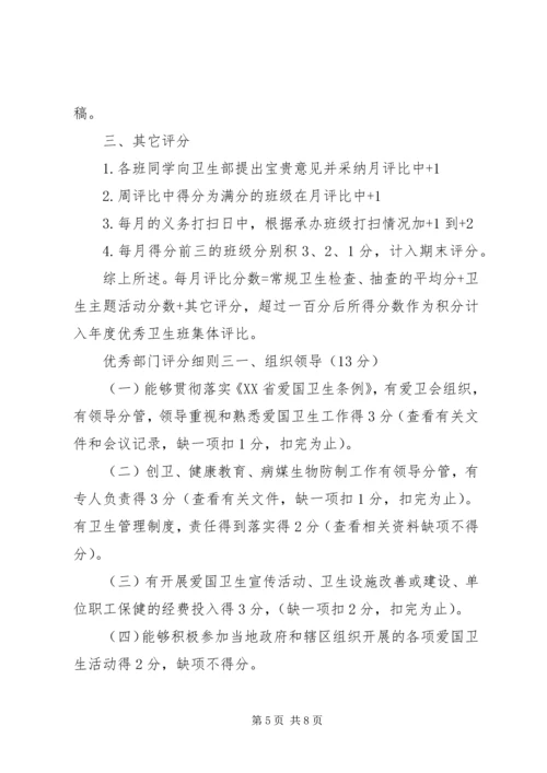 优秀部门评分细则.docx