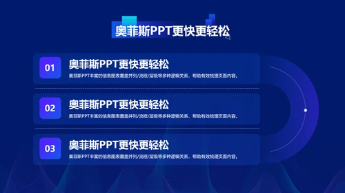科技风蓝色课程培训展示PPT