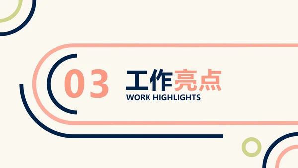 简约风黄色工作汇报年中总结PPT