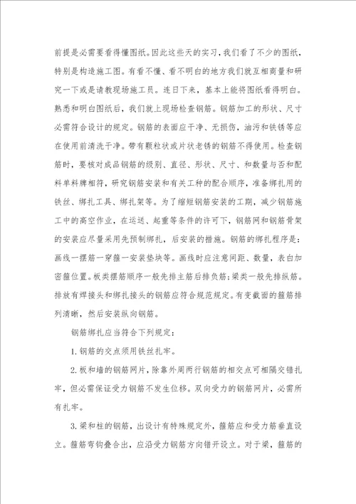 监理员实习总结格式