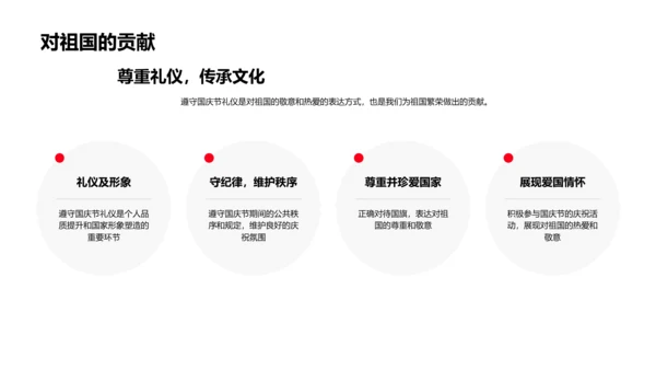 国庆节文化礼仪讲座PPT模板