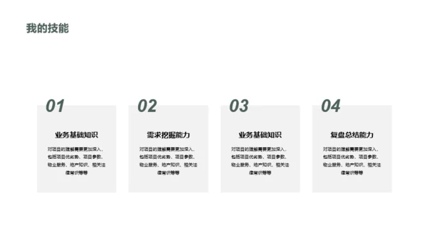 商务简约运营竞聘简历PPT案例
