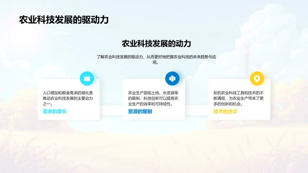农业科技应用探讨PPT模板