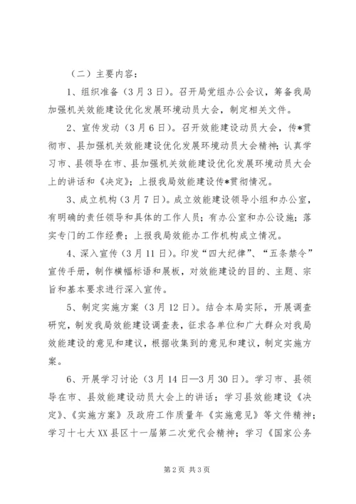 人事局效能建设的实施方案.docx