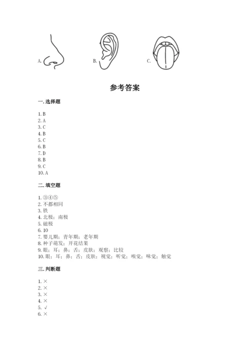 教科版小学科学二年级下册 期末测试卷及参考答案（典型题）.docx