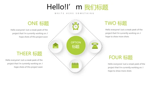 绿色简约餐饮商业计划书动态PPT