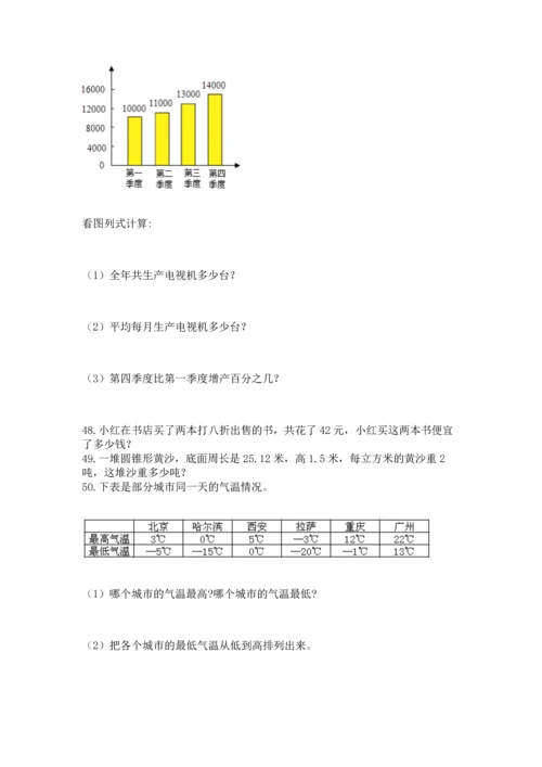 六年级小升初数学应用题50道附参考答案【a卷】.docx