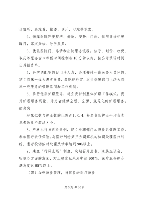 人民医院医德医风专项整治活动实施方案.docx