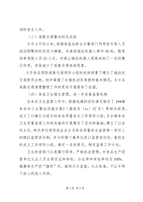 乡镇安监站某年半年工作总结.docx