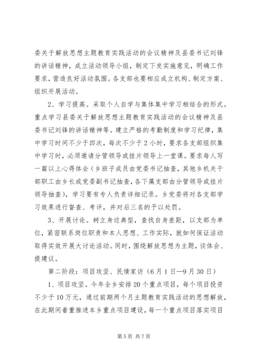 全乡解放思想活动实施方案.docx