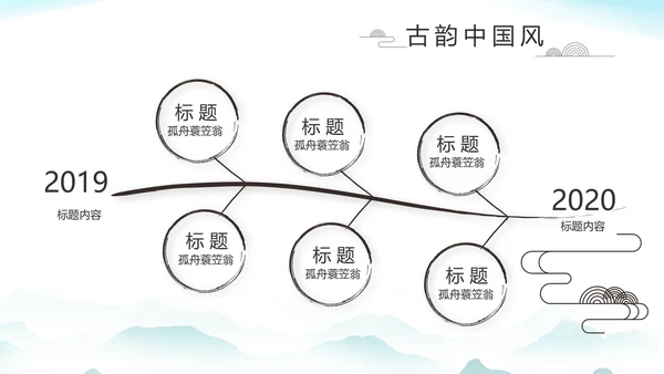 大气中国风党风廉政文化工作总结PPT