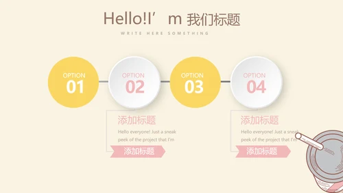 手绘西式蛋糕甜点面包动态PPT