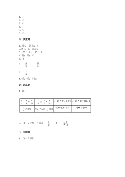 六年级上册数学期末测试卷含完整答案【夺冠系列】.docx