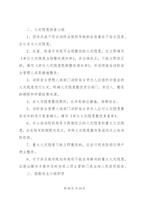 消防安全组织机构5篇.docx