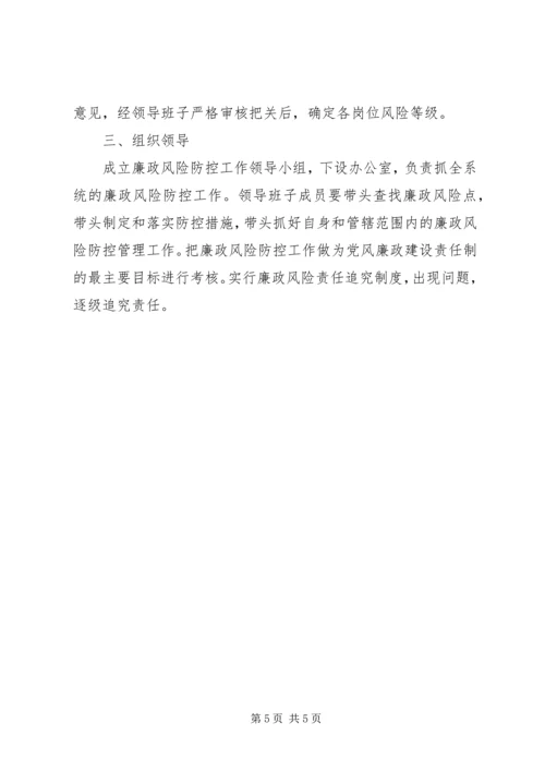 住建局廉政防控指导意见.docx