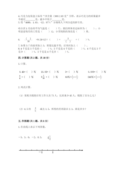 小学六年级下册数学期末卷附答案（综合题）.docx