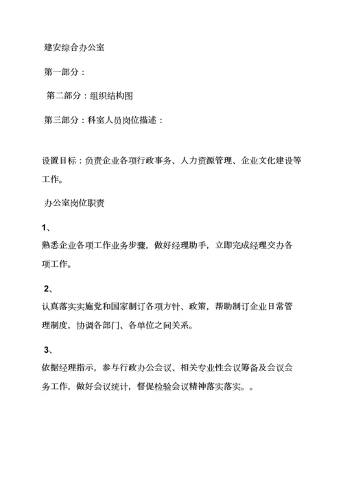 建筑工程公司各岗位职能职责.docx