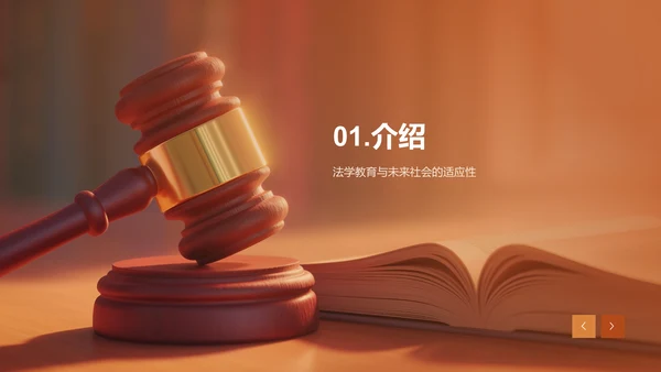 棕色现代法学类专业通用PPT模板