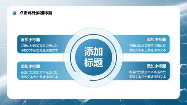 蓝色简约风课题汇报学术汇报PPT模板