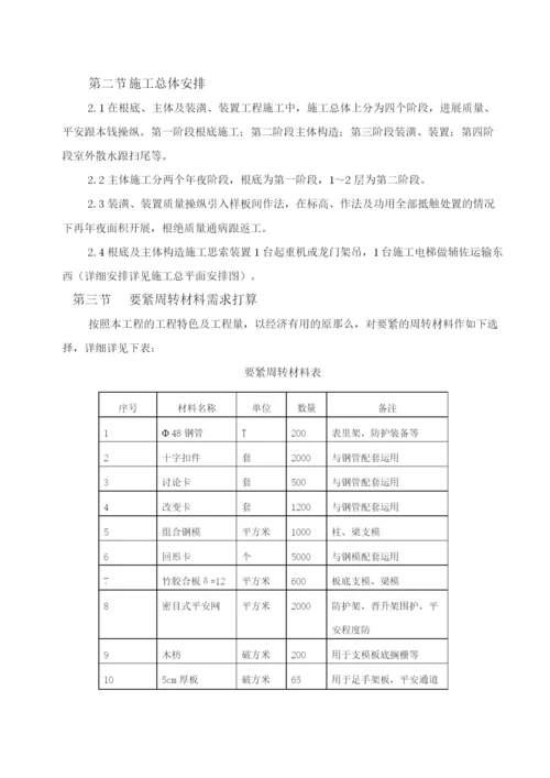 2023年建筑行业某工业园二期厂房施工组织设计.docx