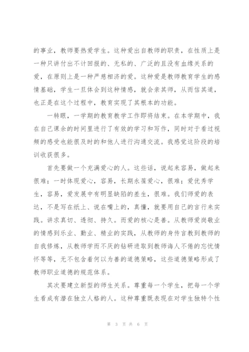 教师个人师德总结三篇.docx