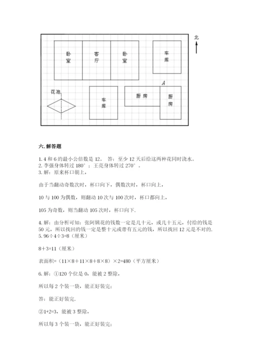 人教版五年级下册数学期末测试卷附答案（能力提升）.docx
