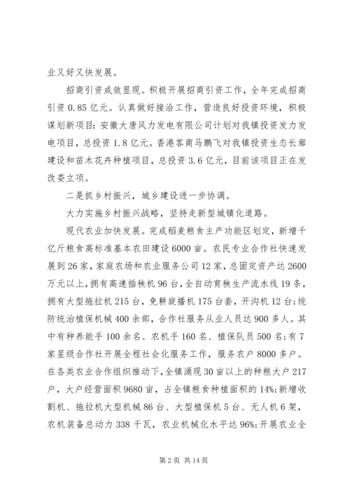 大兴镇XX年政府工作报告.docx