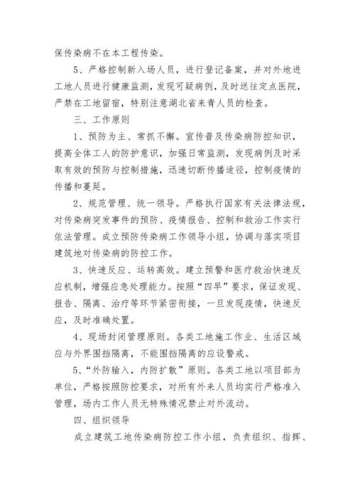 疫情防控措施应急方案.docx