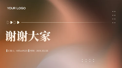 橙色简约风生产运营绩效汇报
