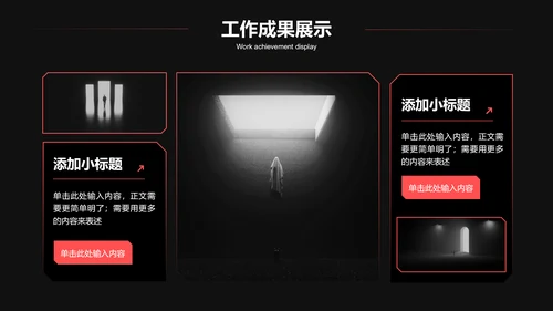 黑色科技通用发布会演示PPT模板