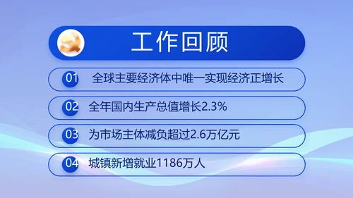 蓝色党支部党建述职述廉报告动态PPT模板